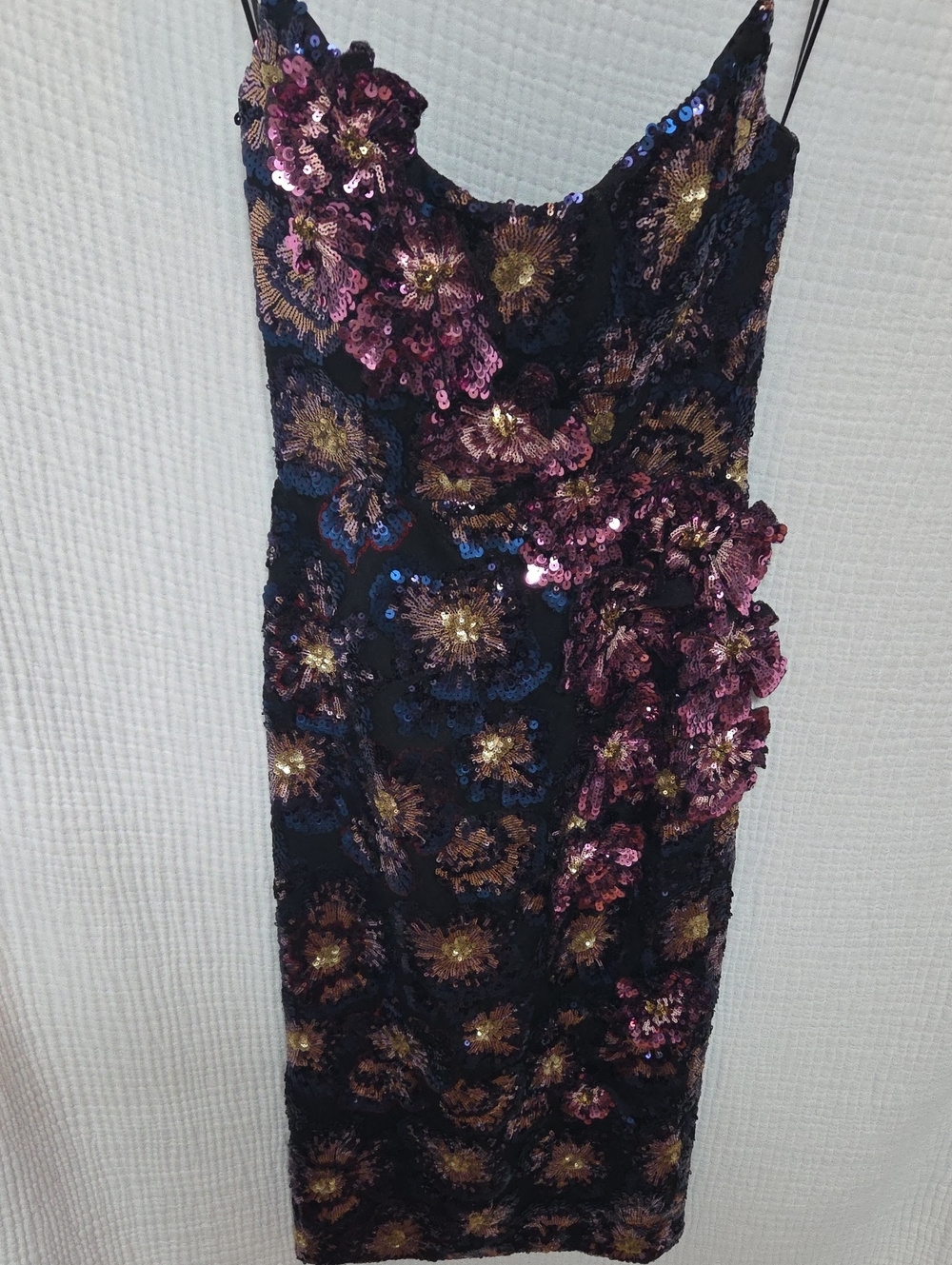 Helsi Rachel Strapless 3D Floral Sequin Midi Dress - XS - Picture 6 of 7